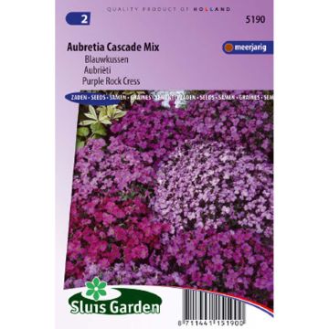 Blaukissen Cascade Mix (Samen) - Aubrieta