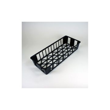 Schwarzes Tablett für 10 Becher 8 x 8 x 7 cm - im 3er-Pack verkauft