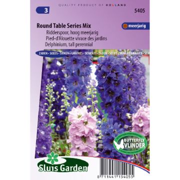 Pacific-Rittersporn Round Tables (Samen) - Delphinium