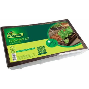 Gewächshaus mit biologisch abbaubarer Anzuchtplatte Growing Kit