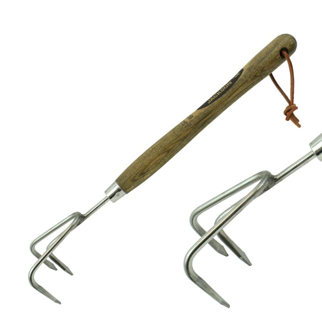 Cultivateur 3 dents traditionnel en acier poli miroir Spear & Jackson