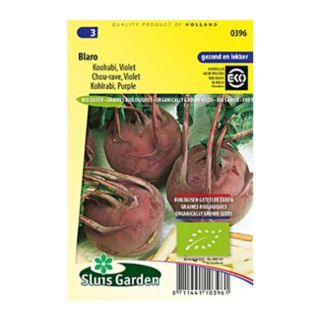 Kohlrabi Blaro Violet Bio