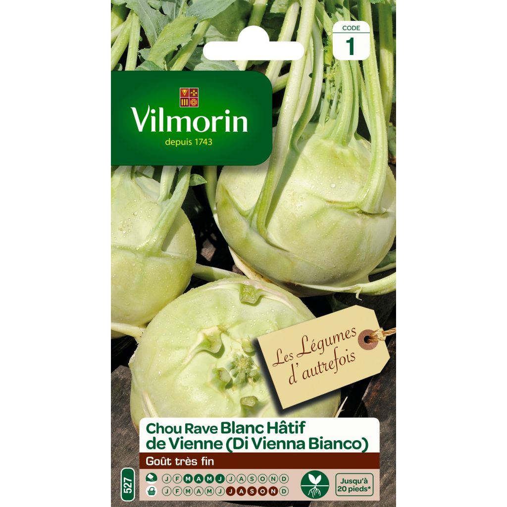 Kohlrabi hâtif de Vienne - Vilmorin