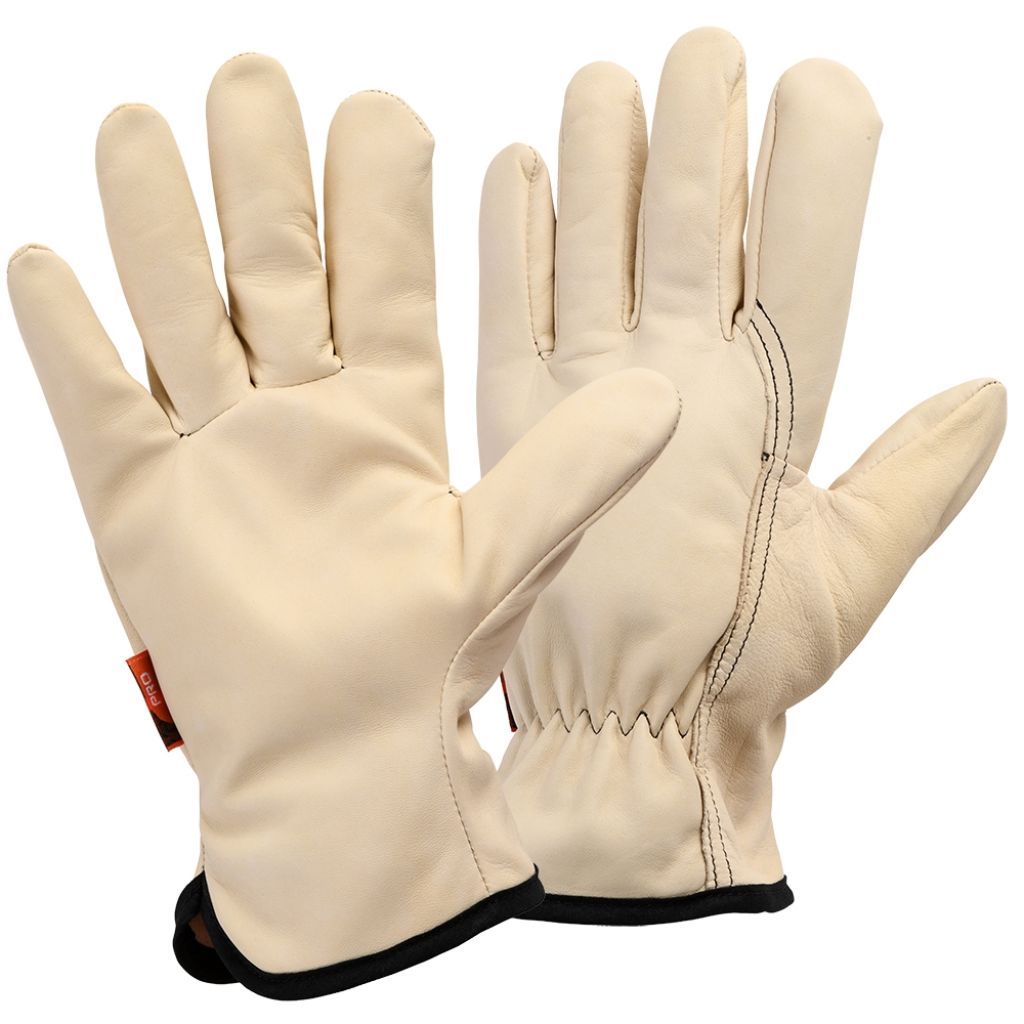 Handschuhe für Arbeiten und Schnitt Rostaing, Lammlederhandfläche EM25A, beige