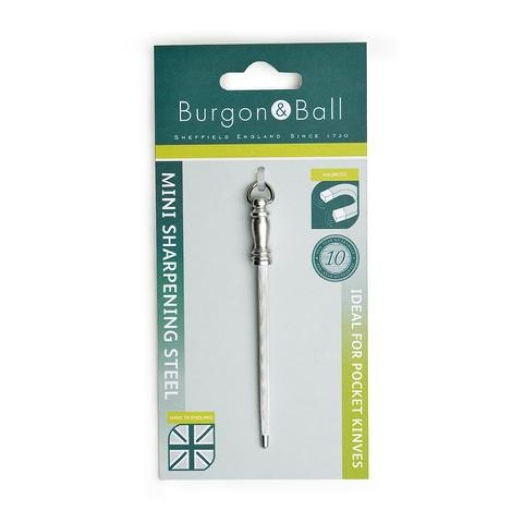 Petit aiguiseur à lame en acier Burgon & Ball