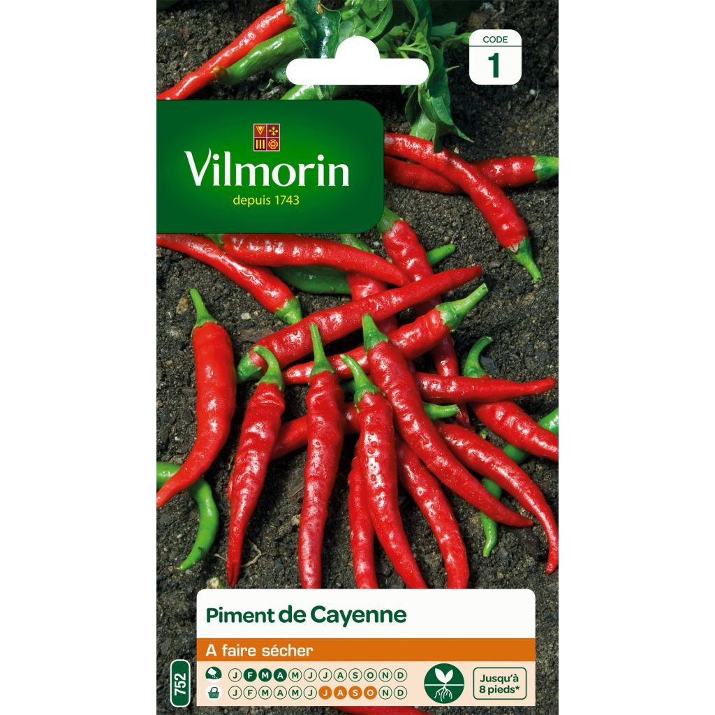 Piment de Cayenne - Vilmorin