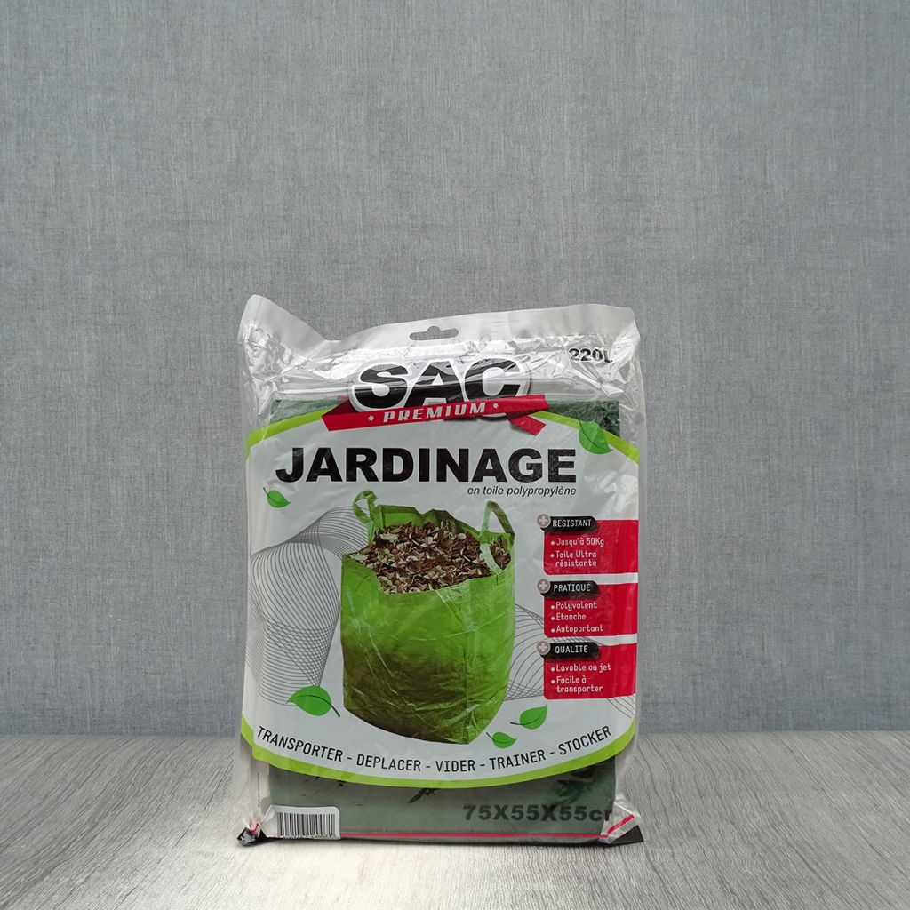 Sac de jardin auto-portant 220 litres