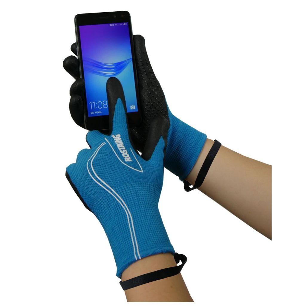 Rostaing MaxFreeze Halbjahres-Touchscreen-Handschuhe in elektrischem Blau für Frauen