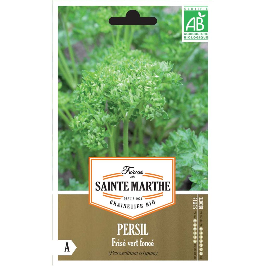 Persil frisé Vert foncé Bio - Ferme de Sainte Marthe